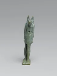 Standing figure of Anubis, 665-332 BC